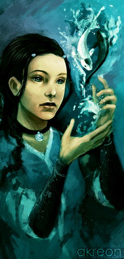 One can only imagine her dilapidated state of mind. Katara by akreon on DeviantArt