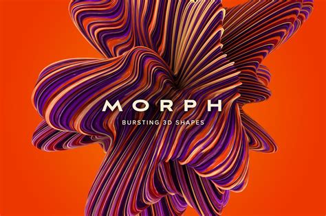 Morph: Bursting 3D Shapes | Shapes, 3d shapes, Texture photography