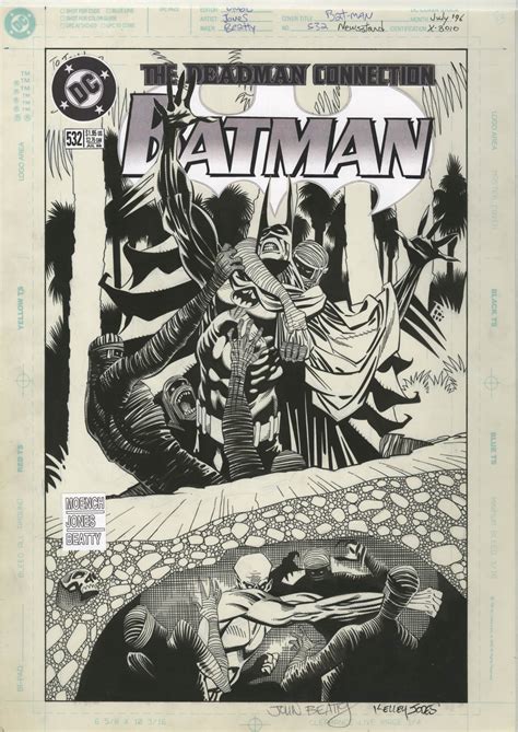 Kelley Jones Batman 532 Cover Deadman 1996 In Duke Fleed Aka 1