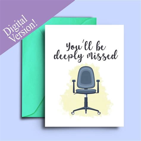 Printable Farewell Card For Coworker