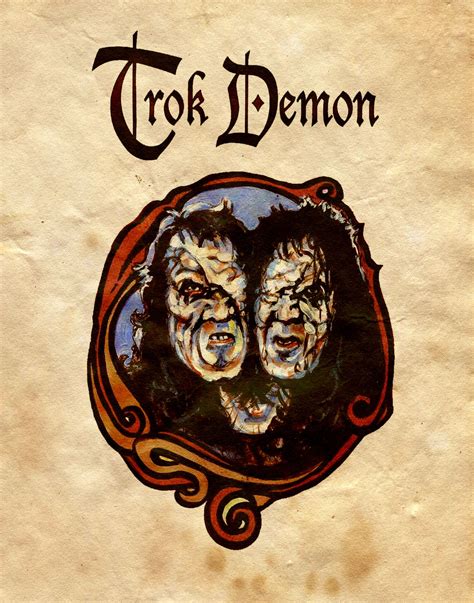 Trok Demon Charmed Book Of Shadows Charmed Book Of Shadows