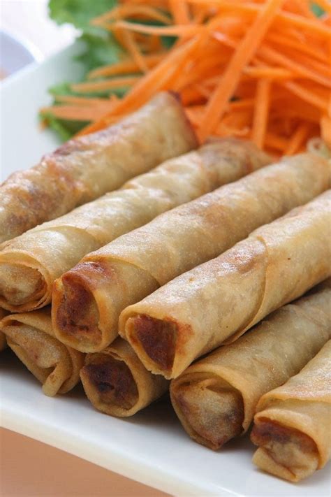 Filipino Lumpia This Is A Traditional Filipino Dish It Is The