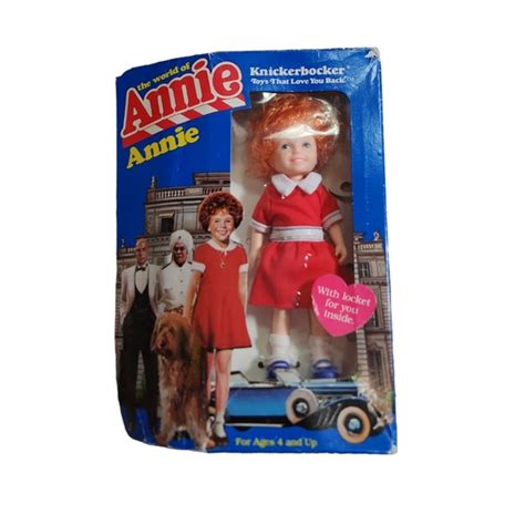Annie Toys Vintage 982 Knickerbocker The World Of Annie Annie Doll
