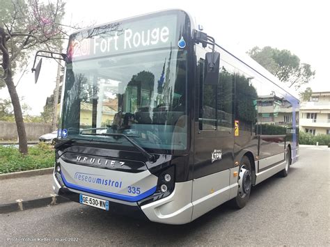 Autobus Heuliez Gx 137 Linium Du Reseau Mistral De Toulon