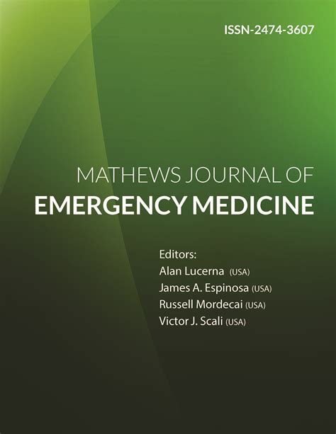 Mathews Journal Of Emergency Medicine