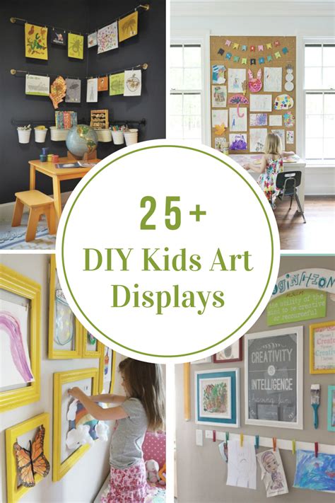 How To Display Childrens Artwork At Home Grizzbye