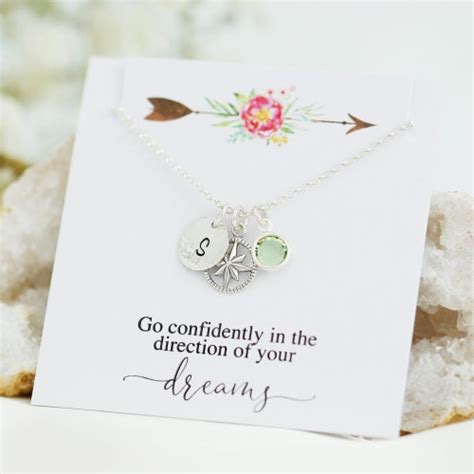Graduation Pearl Necklace Gift For Her College Graduation Etsy