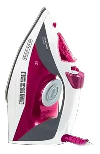 Ferro De Passar A Vapor Black Decker Fx2200 Steam Care 1200w Cor Rosa