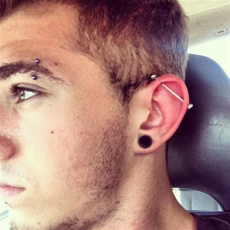 Trendy Ear Piercing For Men You Must Try Guys Ear Piercings Ear