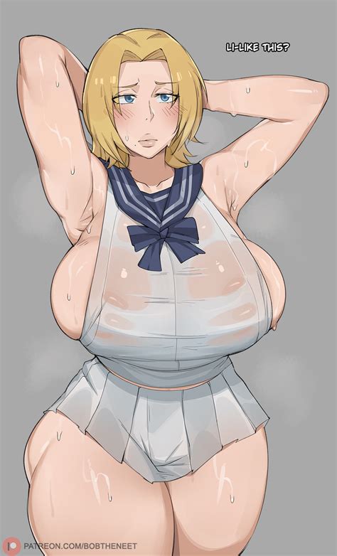 Bob Bobtheneet Matsumoto Rangiku Bleach Highres 1girl Armpits