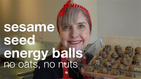 Tasty Sesame Seed Energy Balls No Oats No Nuts No Food Processor