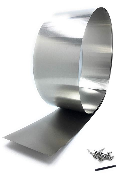 stainless steel flashing rolls bright finish 26 gauge 10 ft long