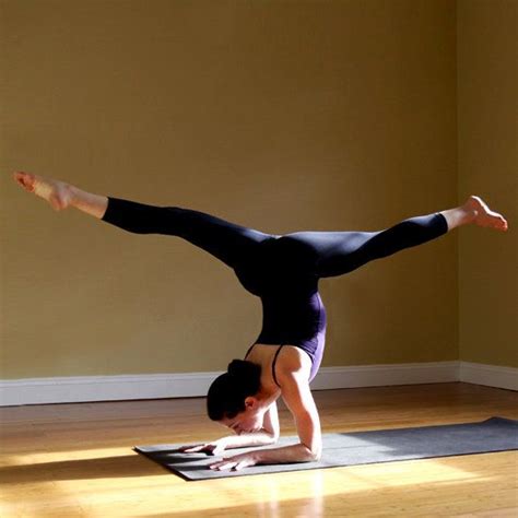 Forearm Stand Split Pose Want To Balance In Forearm Stand Yoga Sequence To Get You There
