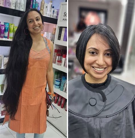 20 Before And After Pics Of People Who Cut Their Long Hair And Donated