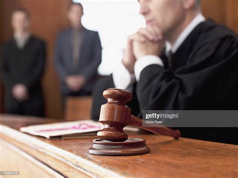 Judge And Gavel In Courtroom High Res Stock Photo Getty Images