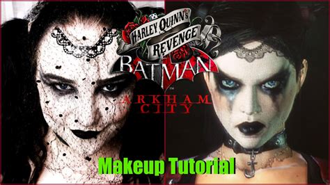 Harley Quinns Revenge Arkham City Makeup Tutorial Youtube