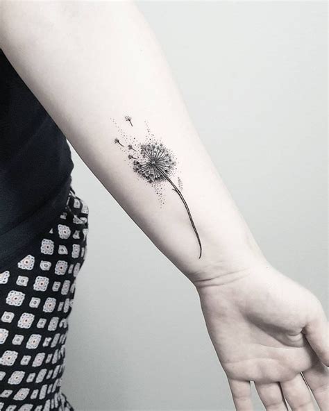 65 Best Dandelion Tattoos Designs And Meanings Flowering Plant 2019