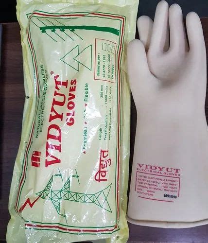 Plain Rubber Vidyut Electrical Safety Glove Model Name Number Kv At Rs Pair In Faridabad