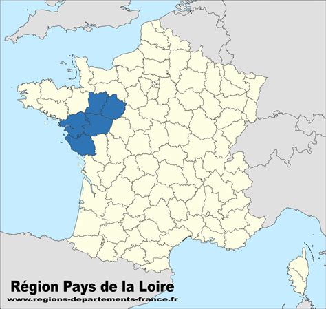 Région Pays De La Loire Localisation Carte Et Départements