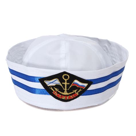 Unisex Adult Yacht Boat Captain Sailor Hat Skipper Navy Marine Cap