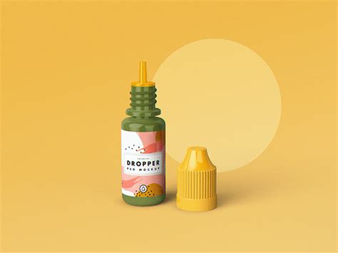 Download E-Juice Dropper Bottle MockUp + FREE PSD on Behance