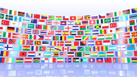 National Flag And World Map Stock Footage Video 474046 Shutterstock