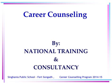 Ppt Career Counseling Powerpoint Presentation Free Download Id9522875