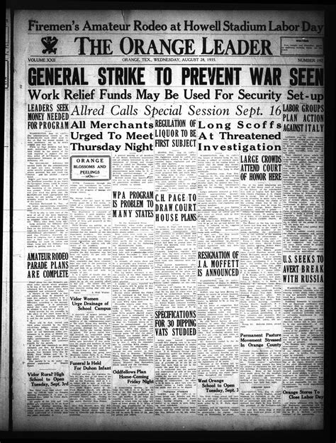 The Orange Leader (Orange, Tex.), Vol. 22, No. 197, Ed. 1 Wednesday