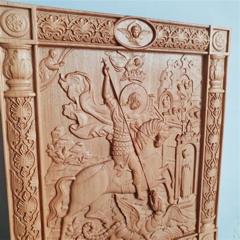 Byzantine Art Wood Carving Woodcarving Hd Image