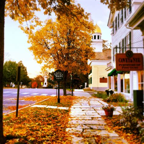 Manchester Village Vt In The Fall Manchester Vermont Vermont Fall