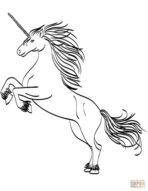 Unicorn Head Coloring Pages At Free Printable