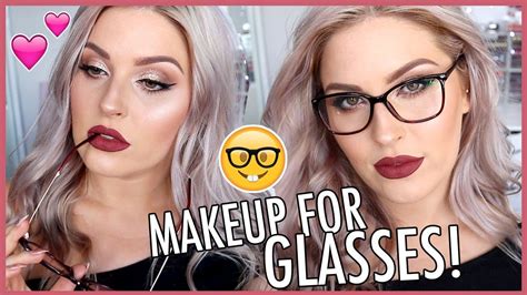 Makeup For Glasses And Hacks 5 Pairs Of Glasses Try On Glasses Makeup