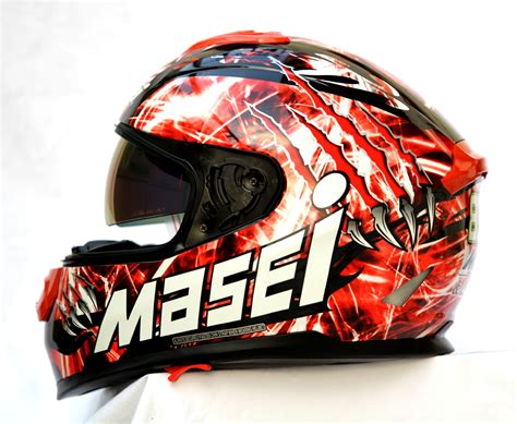 Luusama Motorcycle And Helmet Blog News Masei 833 Red Monster Full
