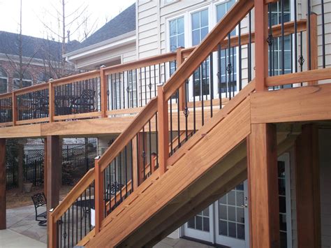 Deck Stair Railings Code How To Install Deck Stair Railings Decks