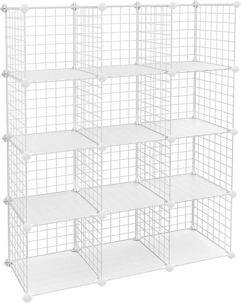 Wire Storage Cubes Kids Room 14 W X 14 H Office Work It 12 Cube Metal