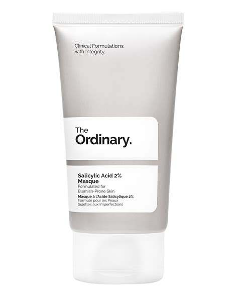 Combat acne with the salicylic acid 2% solution from the ordinary; The Ordinary | Salicylic Acid 2% Masque | Cult Beauty ...