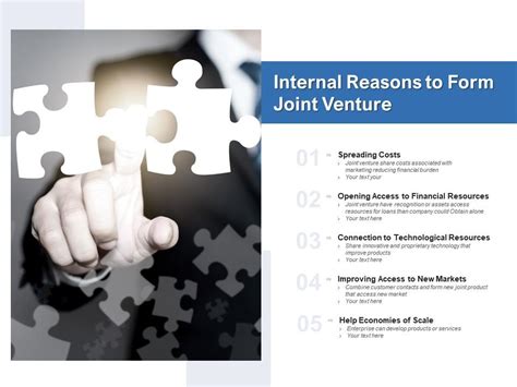 Internal Reasons To Form Joint Venture Powerpoint Slide Template