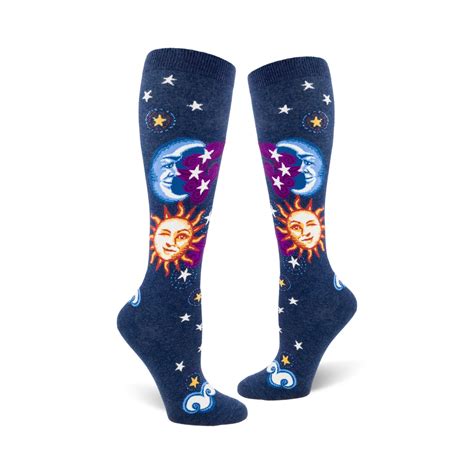 Celestial Womens Celestial Wide Calf Knee High Socks Sockologie