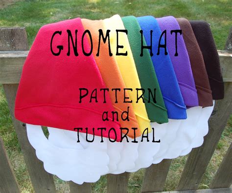 Gnome Hat Pattern And Tutorial Etsy Australia
