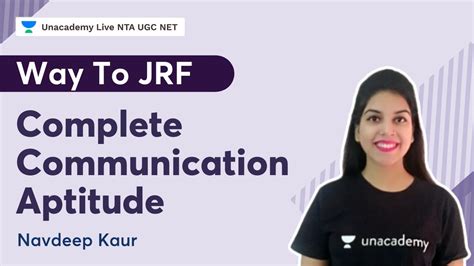 Complete Communication Aptitude Way To Jrf Navdeep Kaur Nta Ugc