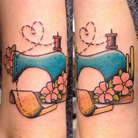 Sewing Machine Tattoo By Meri Es