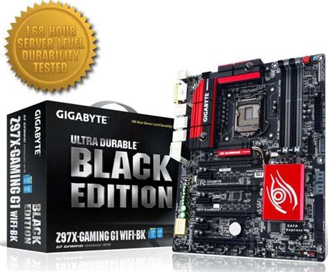 Gigabyte Black Edition Lga 1150 Intel Z97 Hdmi Sata 6gbs Usb 30 Atx