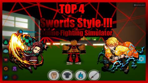 Qual é Melhor Sword Style Anime Fighting Simulator Roblox Youtube