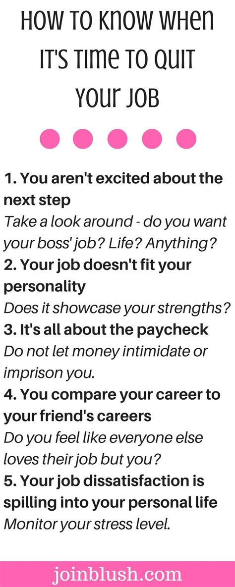 How To Know When Its Time To Quit Your Job New Job