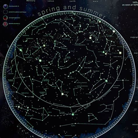 Introducing The Stars And Constellation Glow Map Maps International Blog