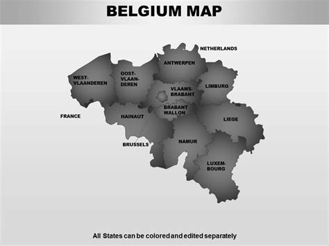Belgium Powerpoint Maps Powerpoint Slide Clipart Example Of Great