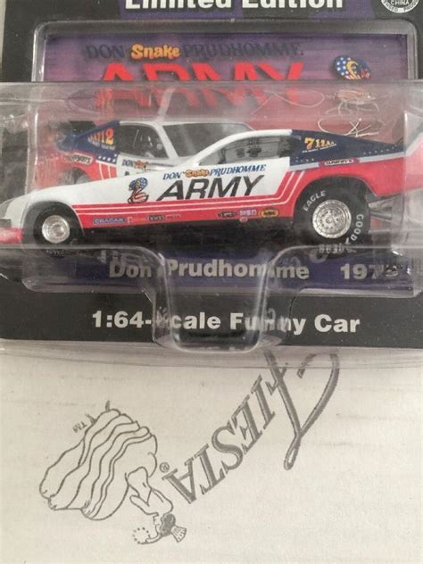 Donsnake Prudhomme 1975 Monza Army Funny Car Nhra Action Racing