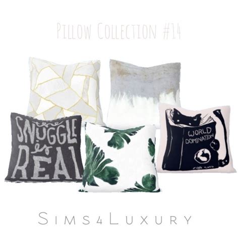 Sims4luxury Pillow Collection 4 Sims 4 Downloads
