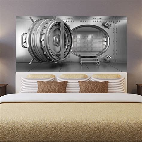 Maybe you would like to learn more about one of these? Personality 3D Bank Vault Bedside Art Mural Wall Sticker ...