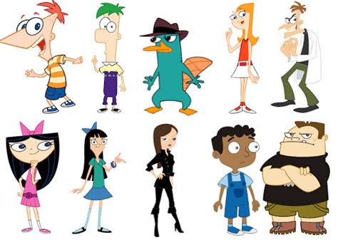 Phineas And Ferb Costume All Cartoon Characters Phineas And Ferb